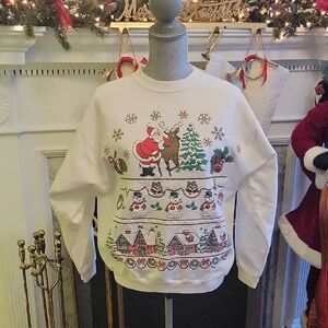 Vtg 90's Christmas Sweatshirt